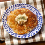 ガレットつぼ漬クリチーソース